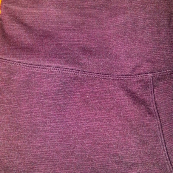 (S) Mondetta High Waist Dark Plum Legging Waist 13"×L35" - Picture 4 of 9